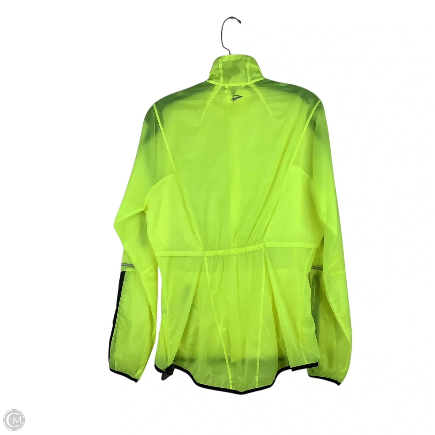 Athletic Jacket By Brooks Brothers In Yellow, Size: M