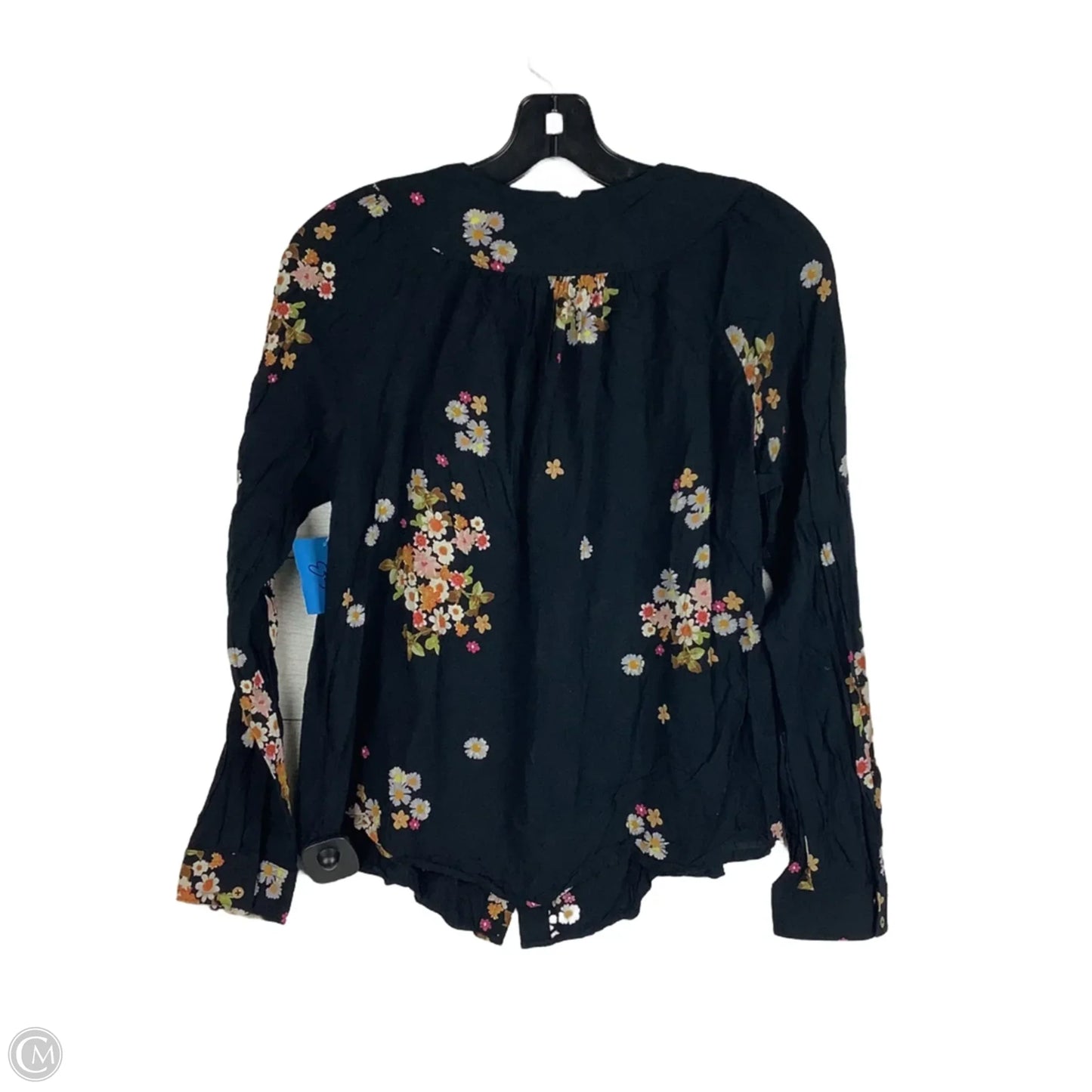 Top Long Sleeve By Maeve In Black, Size: S