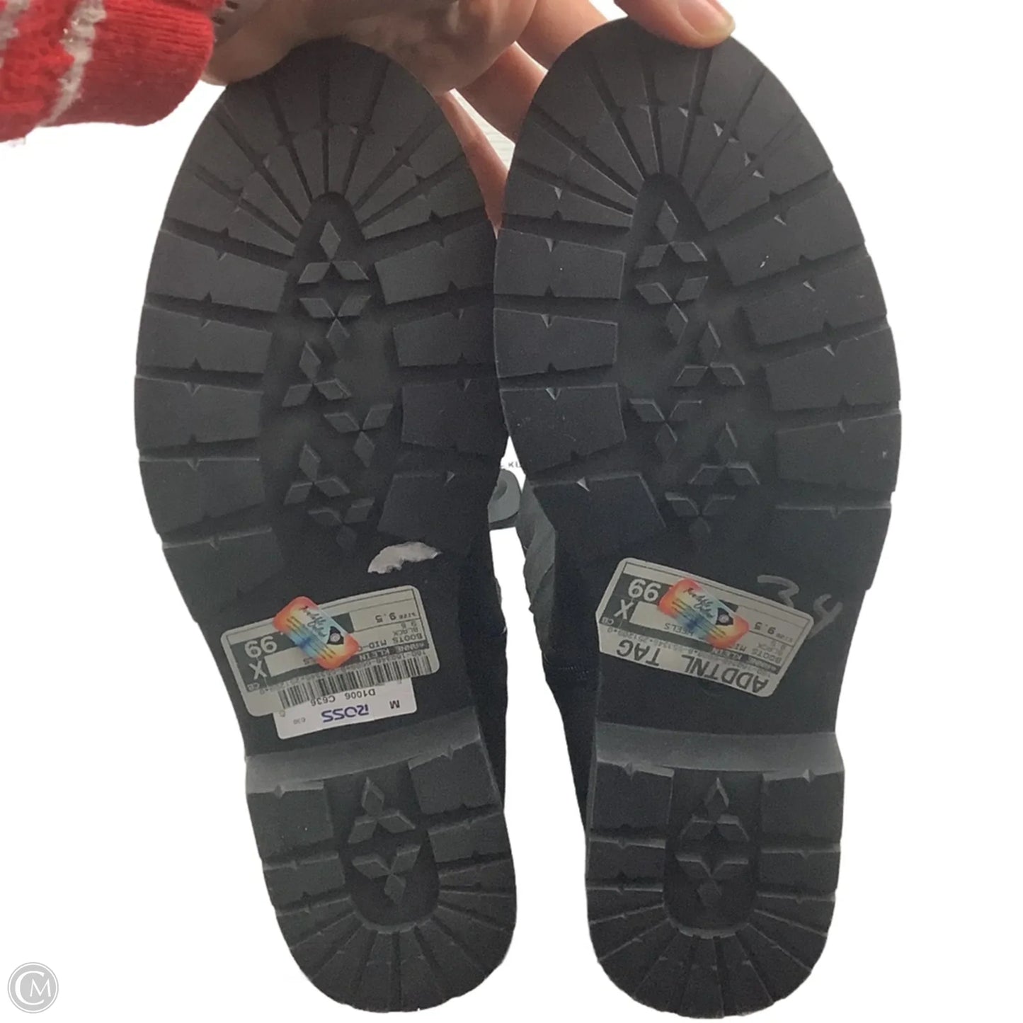 Boots Mid-calf Heels By Anne Klein In Black, Size: 9.5