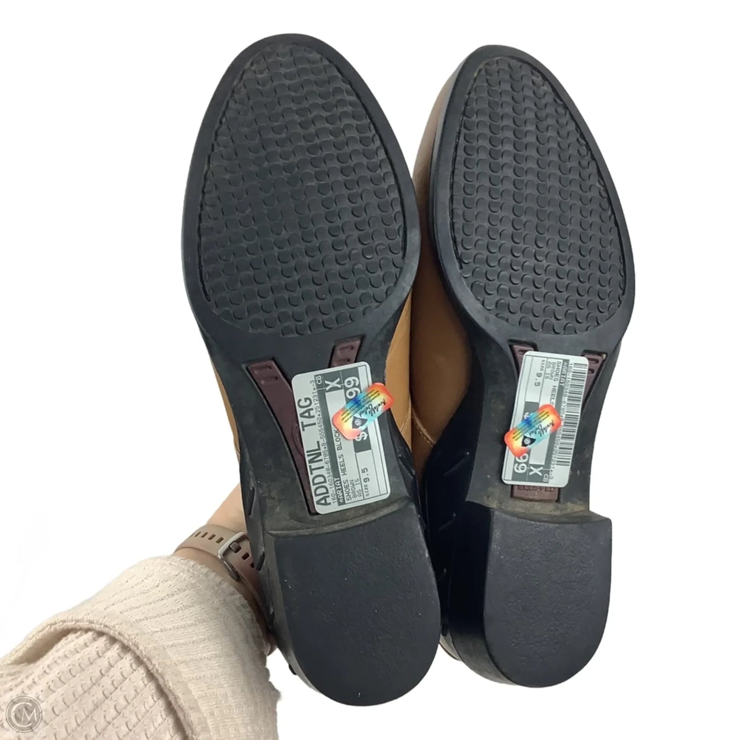 Shoes Heels Block By Ariat In Brown, Size: 9.5