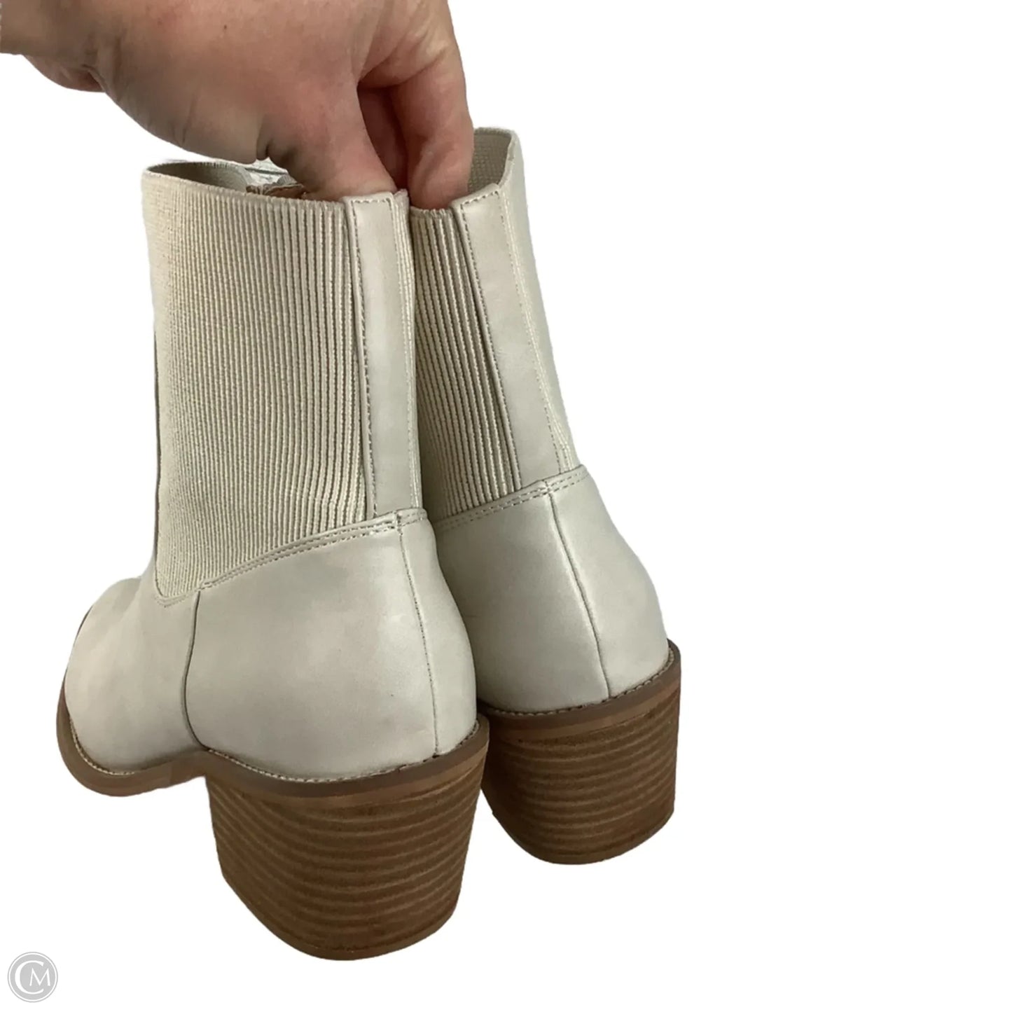 Boots Ankle Heels By Dolce Vita In Cream, Size: 10