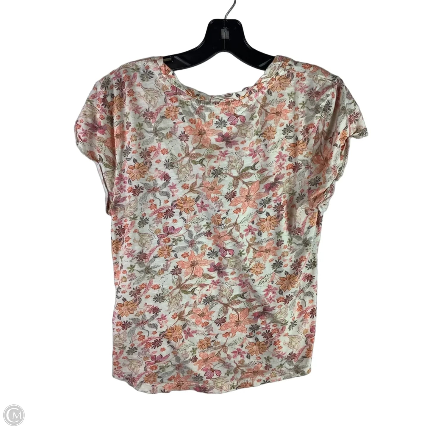 Top Short Sleeve By Pilcro In Floral Print, Size: M