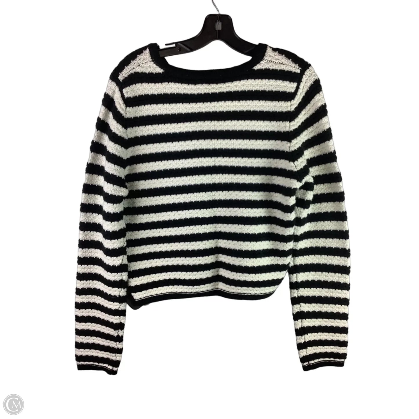 Sweater Cardigan By Altard State In Black & White, Size: L