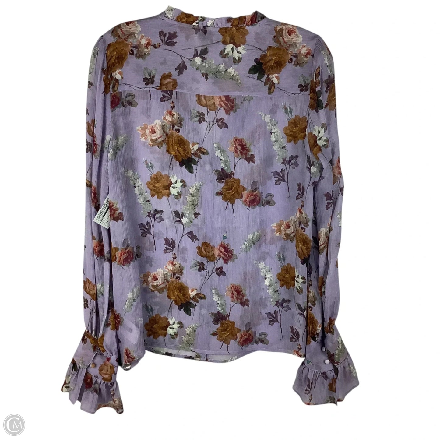 Top Long Sleeve By Paige In Purple, Size: S