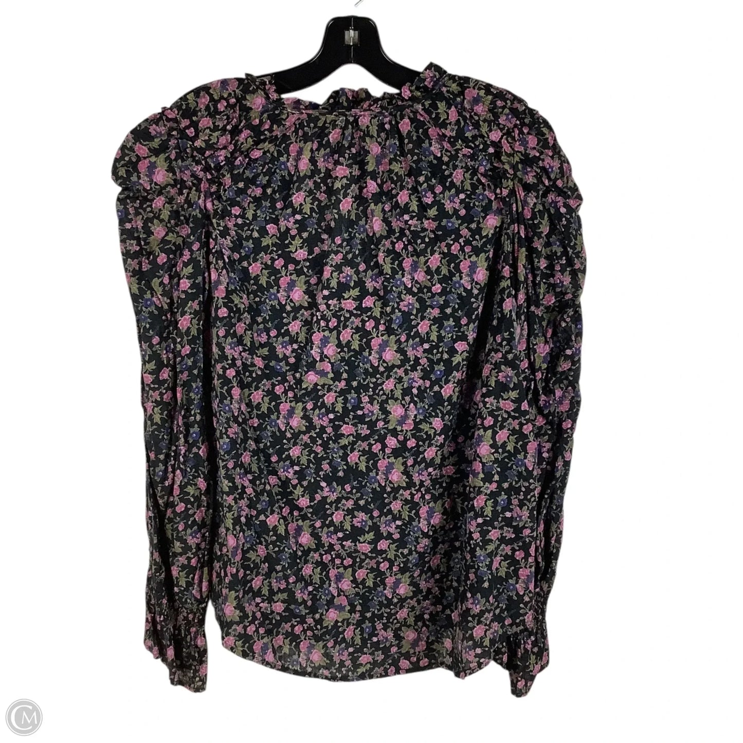 Top Long Sleeve By Free People In Floral Print, Size: L