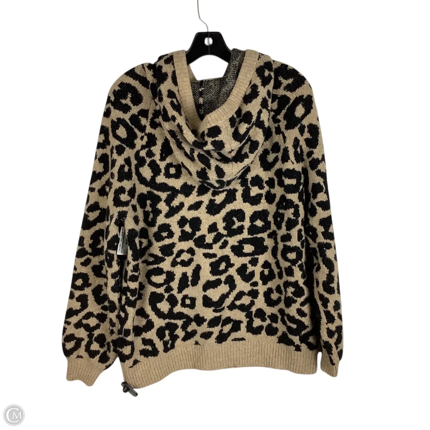 Sweatshirt Hoodie By Loft In Animal Print, Size: L