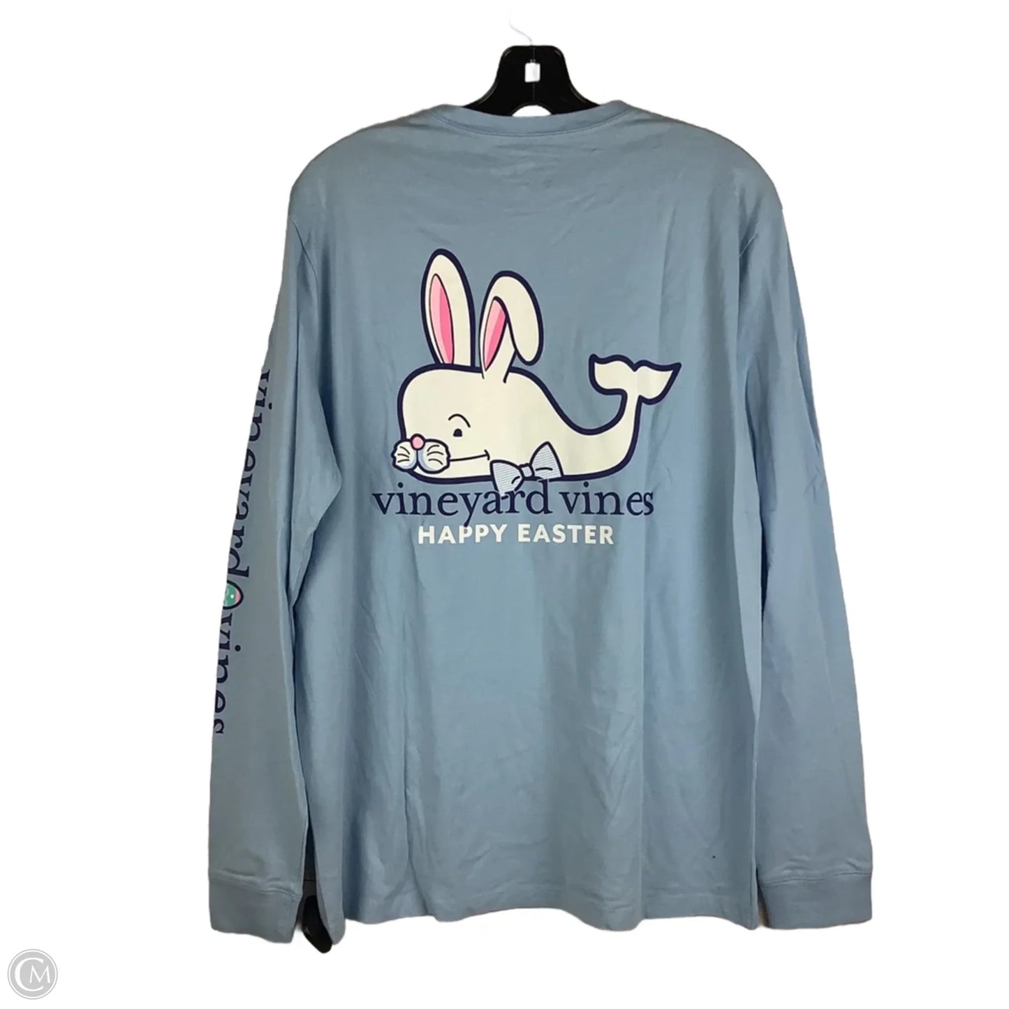 Top Long Sleeve By Vineyard Vines In Blue, Size: M