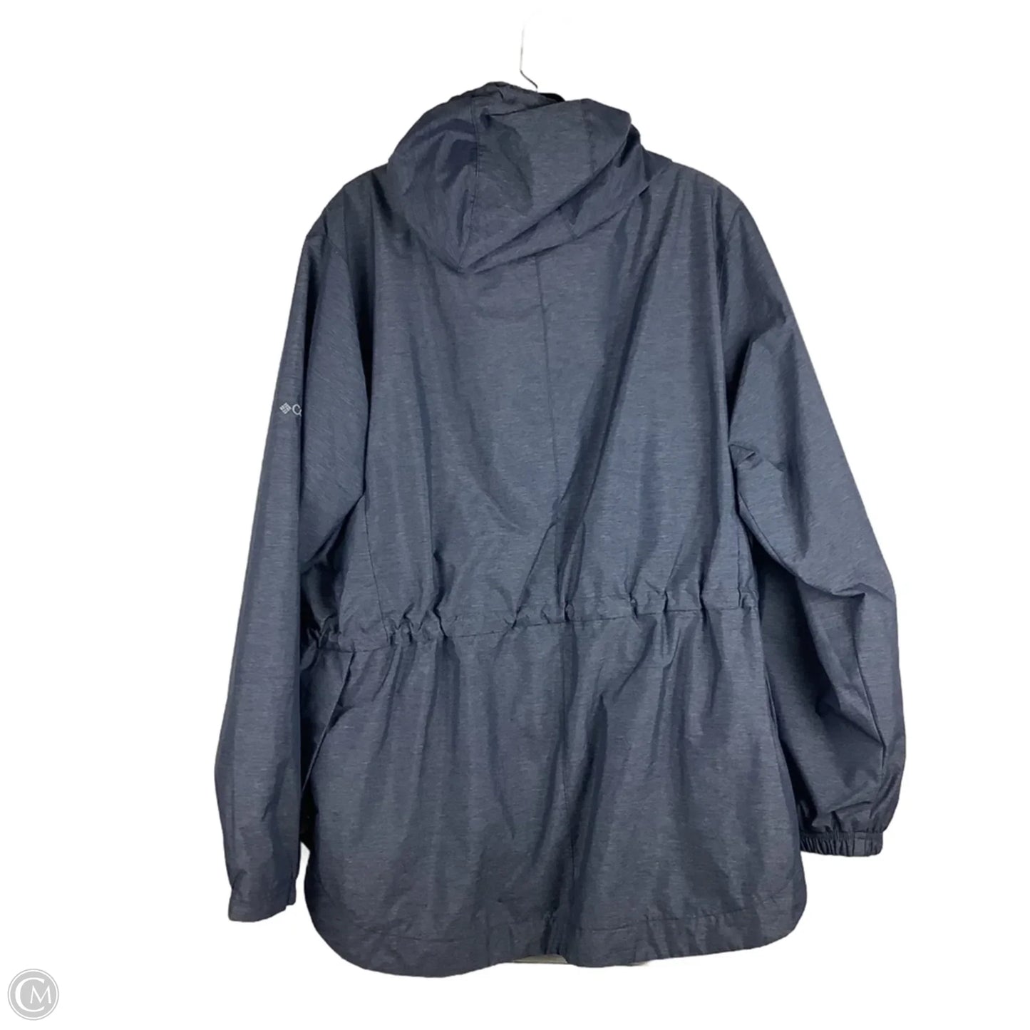 Jacket Windbreaker By Columbia In Blue, Size: 1x