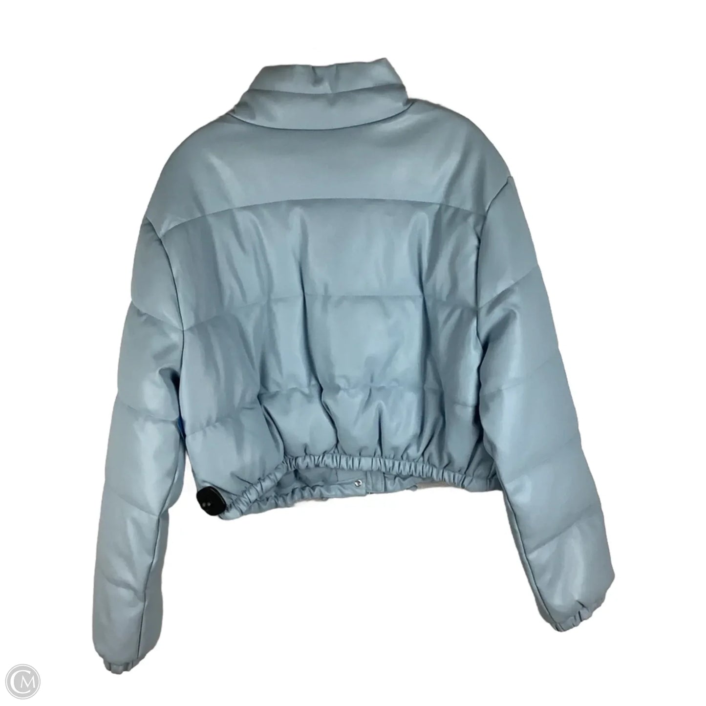 Jacket Puffer & Quilted By Fashion Nova In Blue, Size: L