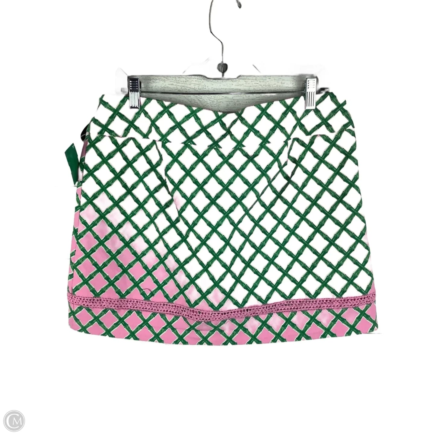 Skort By Crown And Ivy In Green & Pink, Size: 14