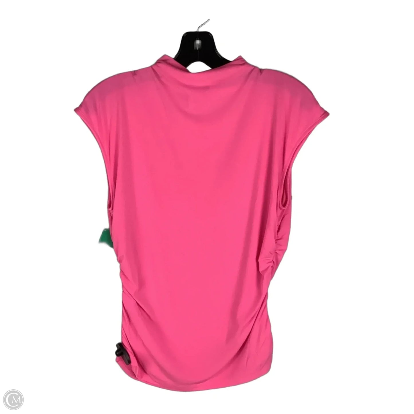 Top Short Sleeve By Dkny In Pink, Size: M