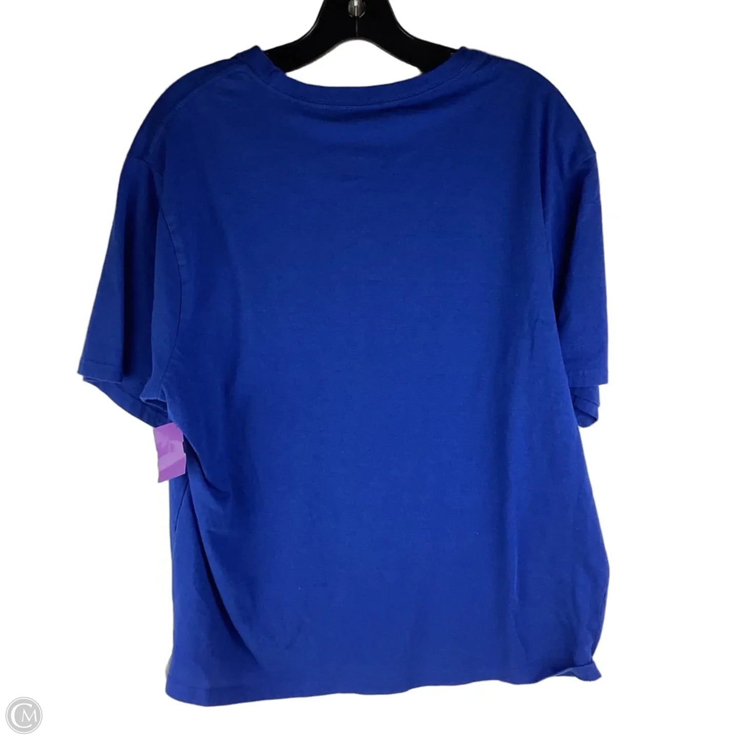 Top Short Sleeve Basic By Gap In Blue, Size: L