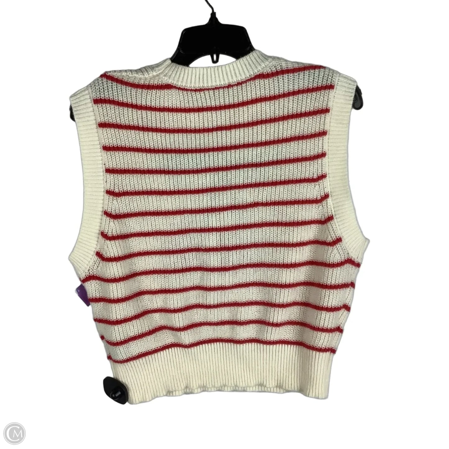 Vest Sweater By Shein In Red, Size: 1x