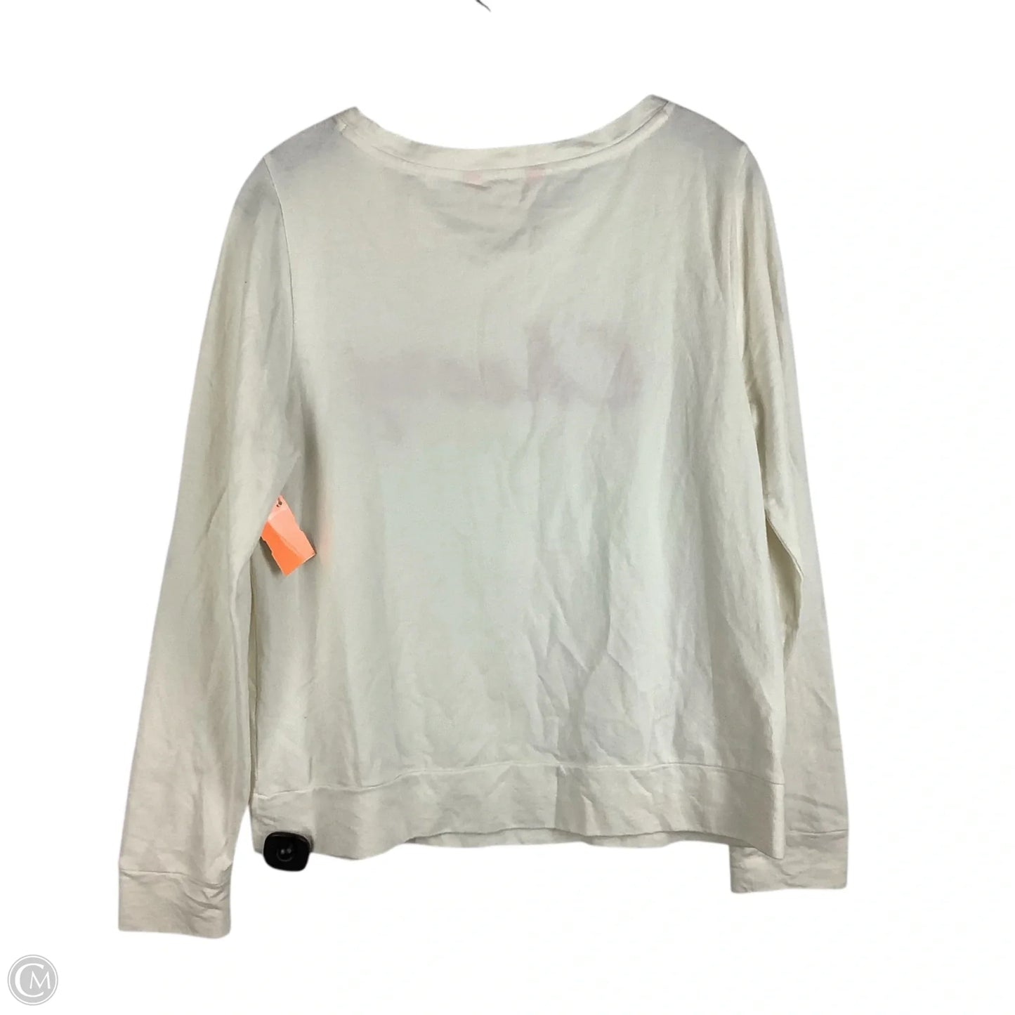 Top Long Sleeve Designer By Lilly Pulitzer In White, Size: M