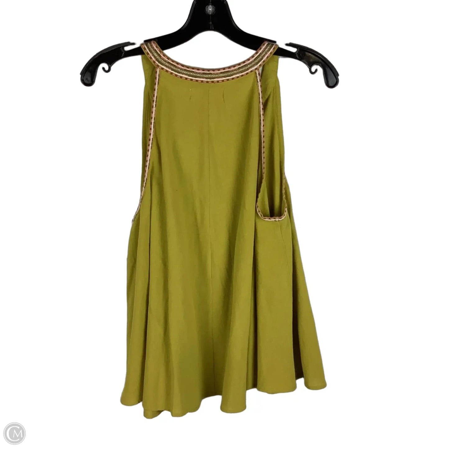 Top Sleeveless By Lucky Brand In Green, Size: L