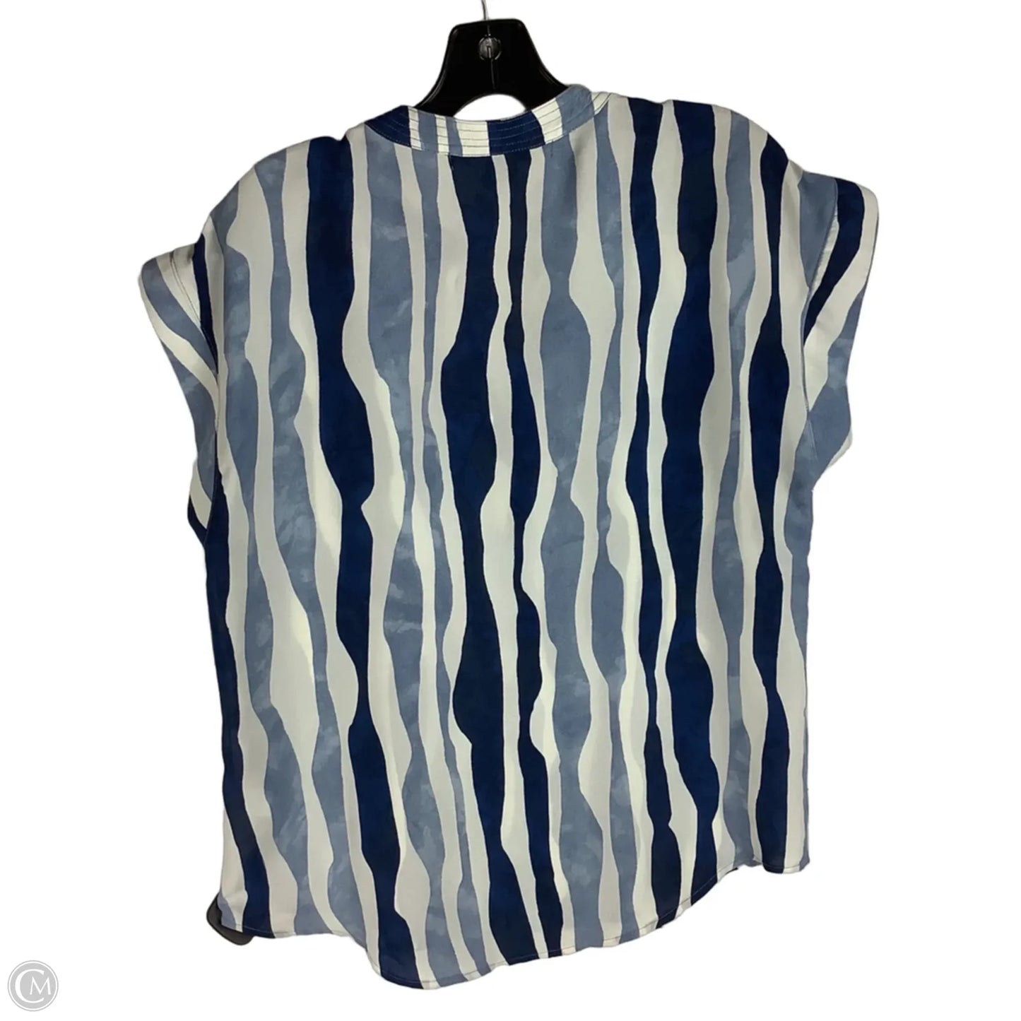Top Short Sleeve By Cynthia Steffe In Blue, Size: M
