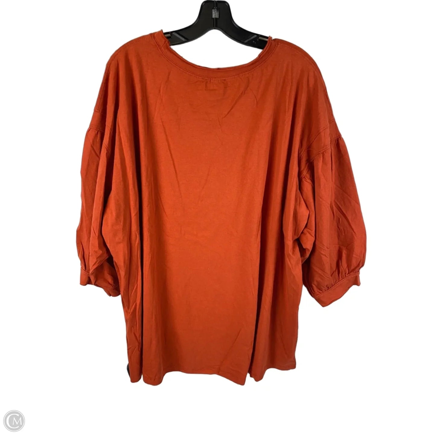 Top 3/4 Sleeve By Umgee In Orange, Size: Xl