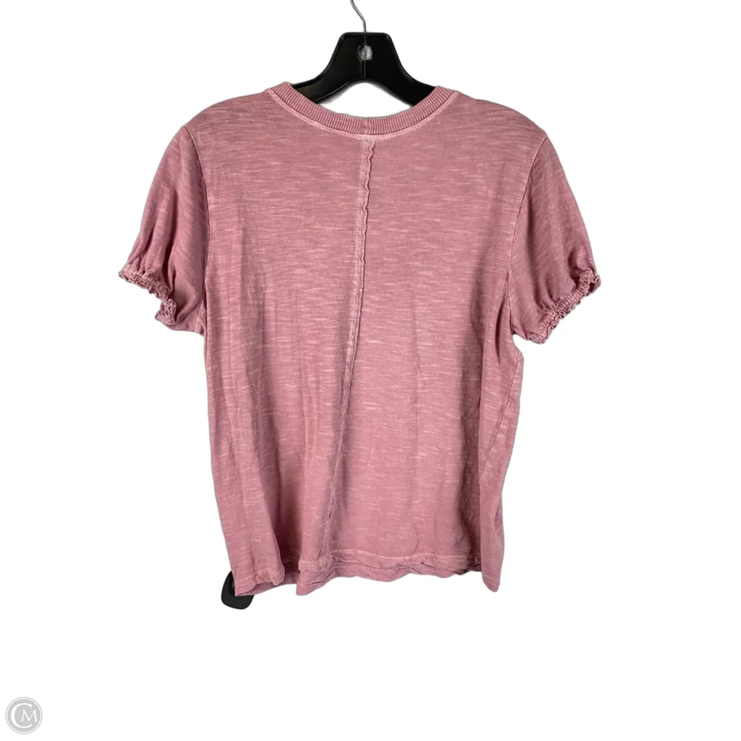 Top Short Sleeve By Pilcro In Pink, Size: S