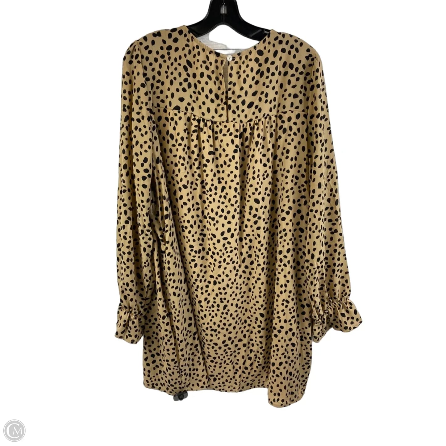 Dress Casual Short By Chicsoul In Animal Print, Size: 1x