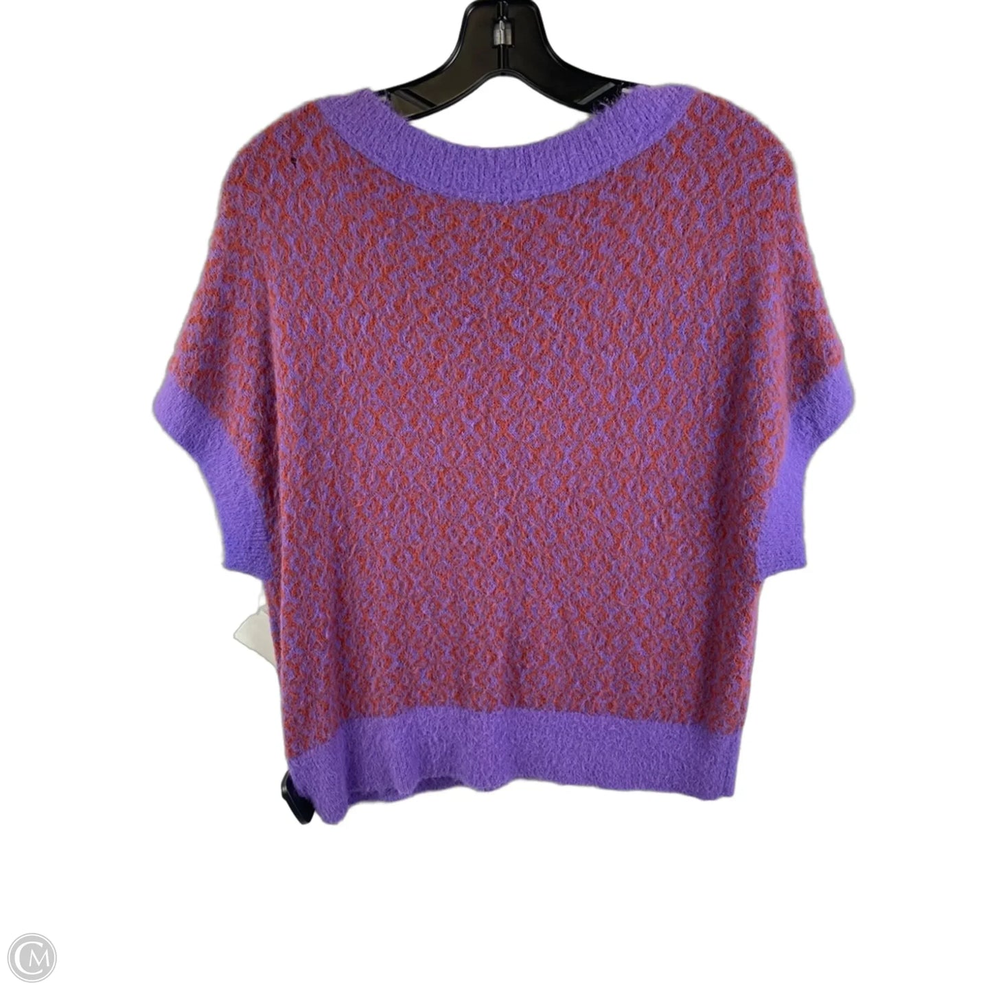 Top Short Sleeve By Free People In Purple, Size: Sp