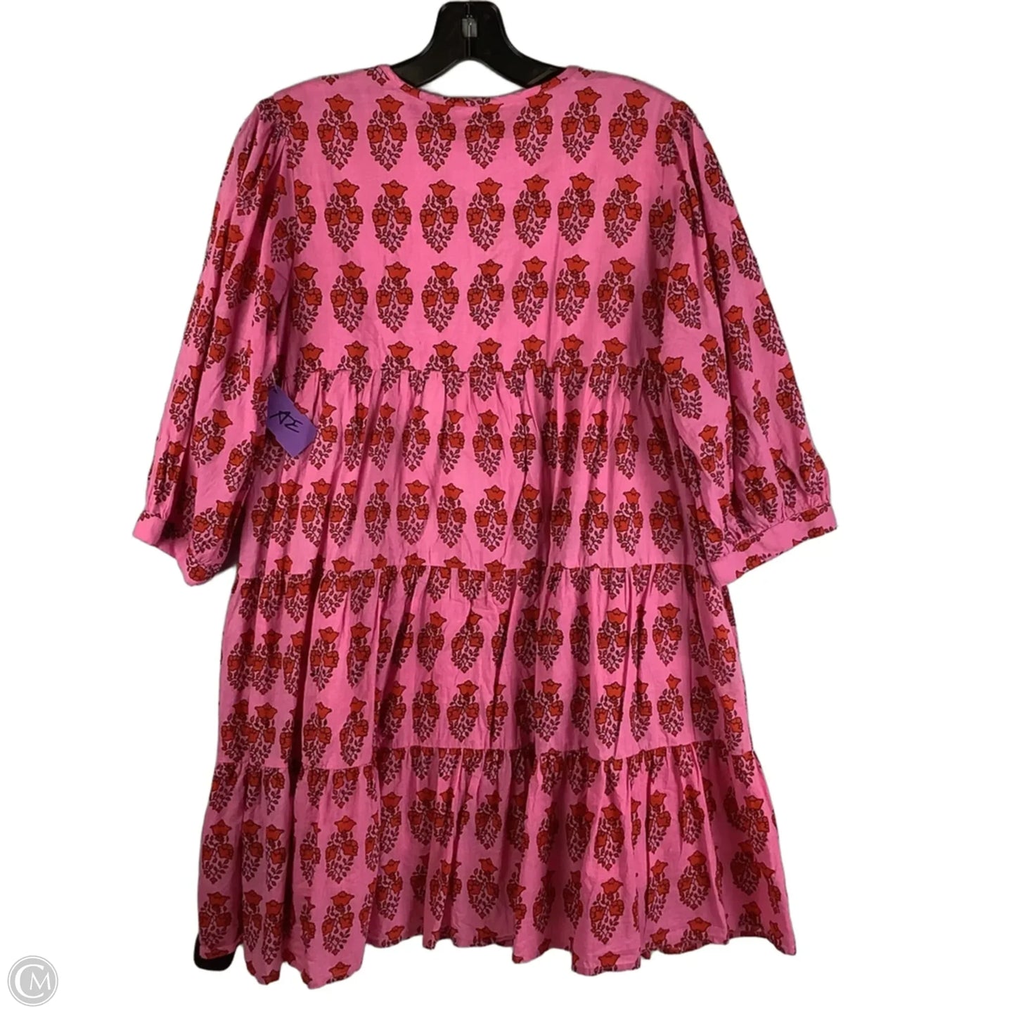 Dress Casual Short By Thml In Pink & Red, Size: S
