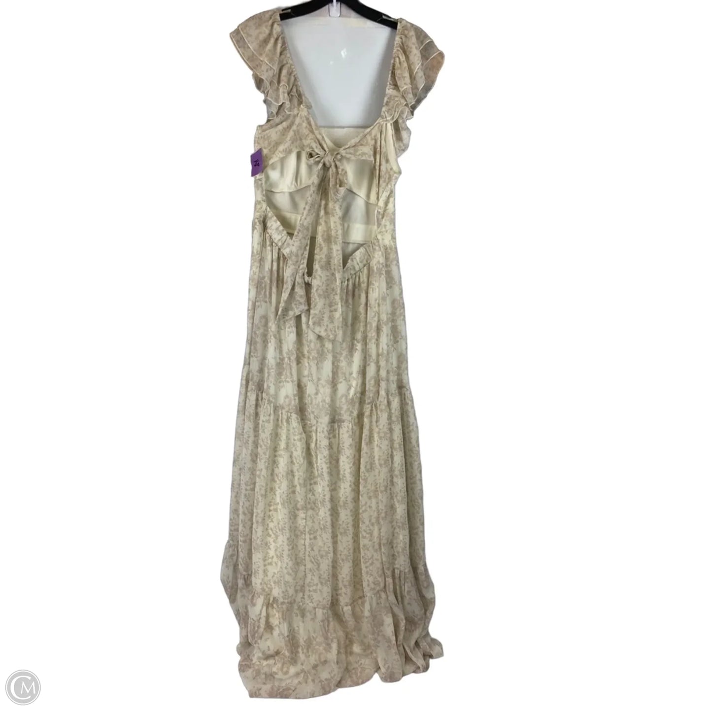 Dress Party Long By Altard State In Cream, Size: Xl