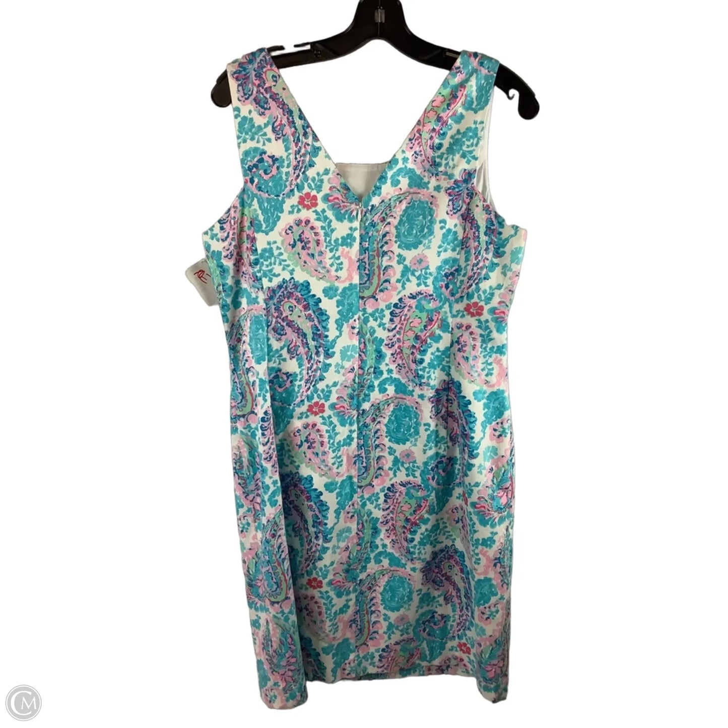 Dress Work By Talbots In Blue & Pink, Size: 12