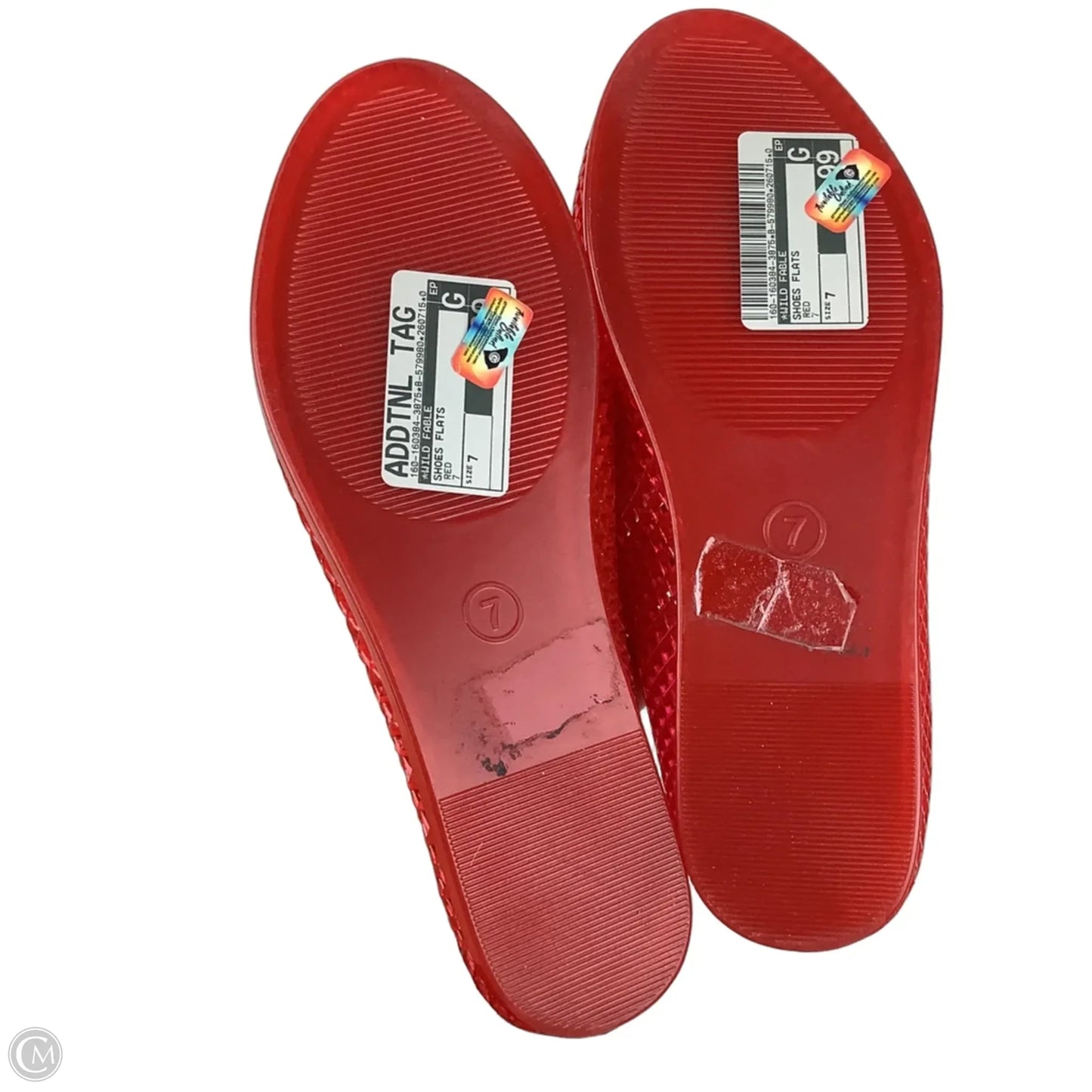 Shoes Flats By Wild Fable In Red, Size: 7
