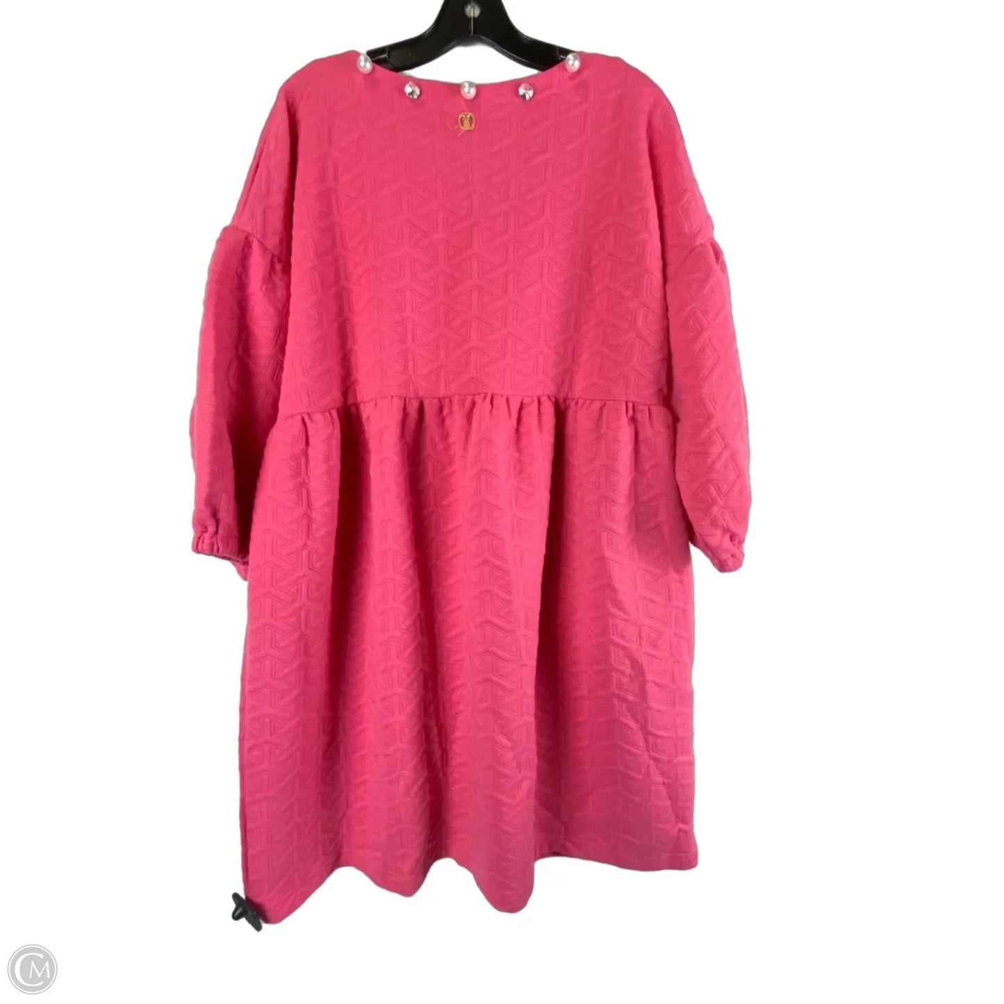 Dress Party Short By Simply Southern In Pink & White, Size: L