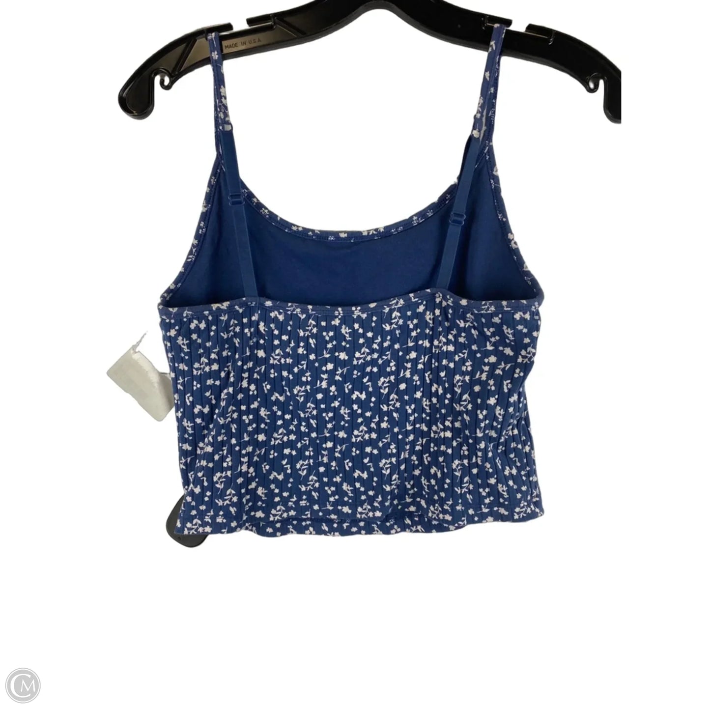 Top Sleeveless Basic By Old Navy In Blue & White, Size: M