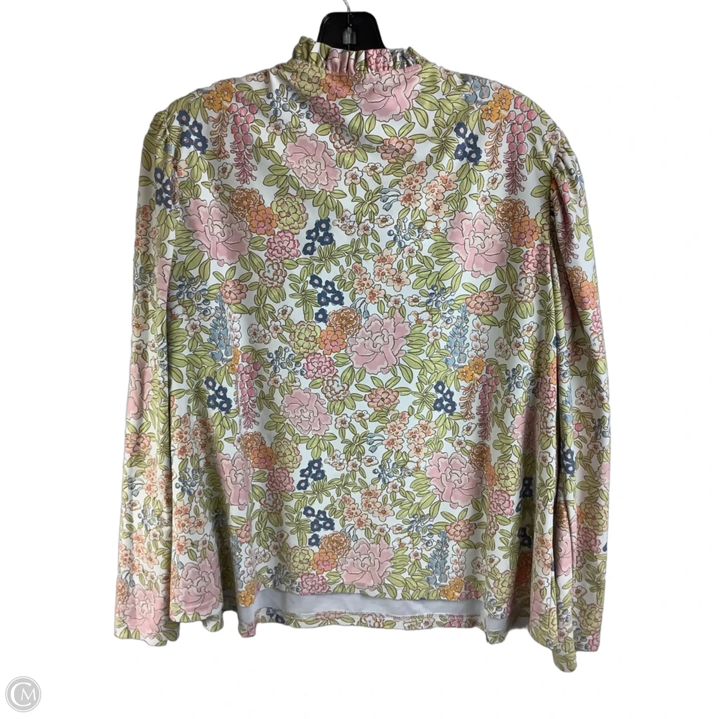 Top Long Sleeve By Cma In Floral Print, Size: Xl