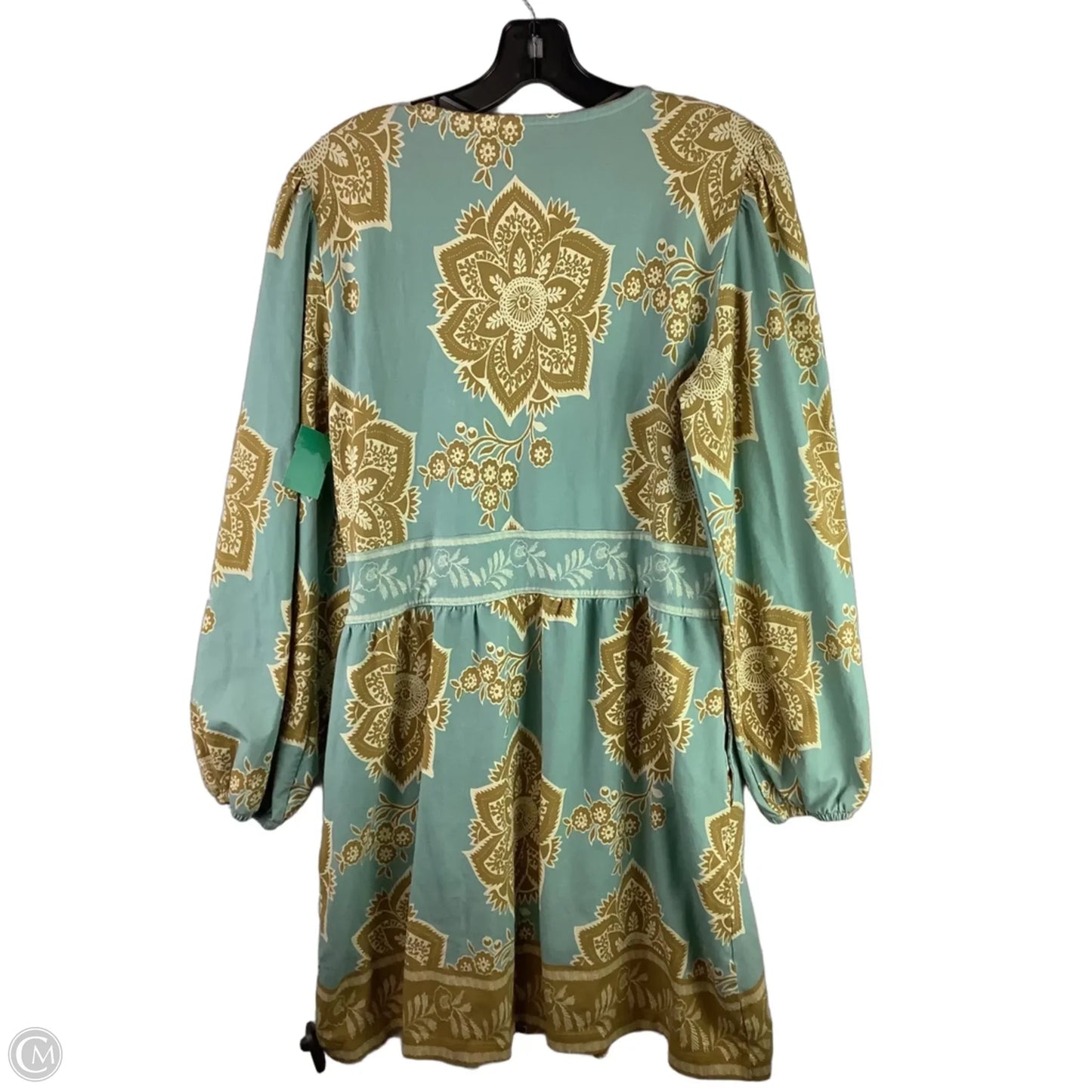 Dress Casual Short By Spartina In Blue & Green, Size: L