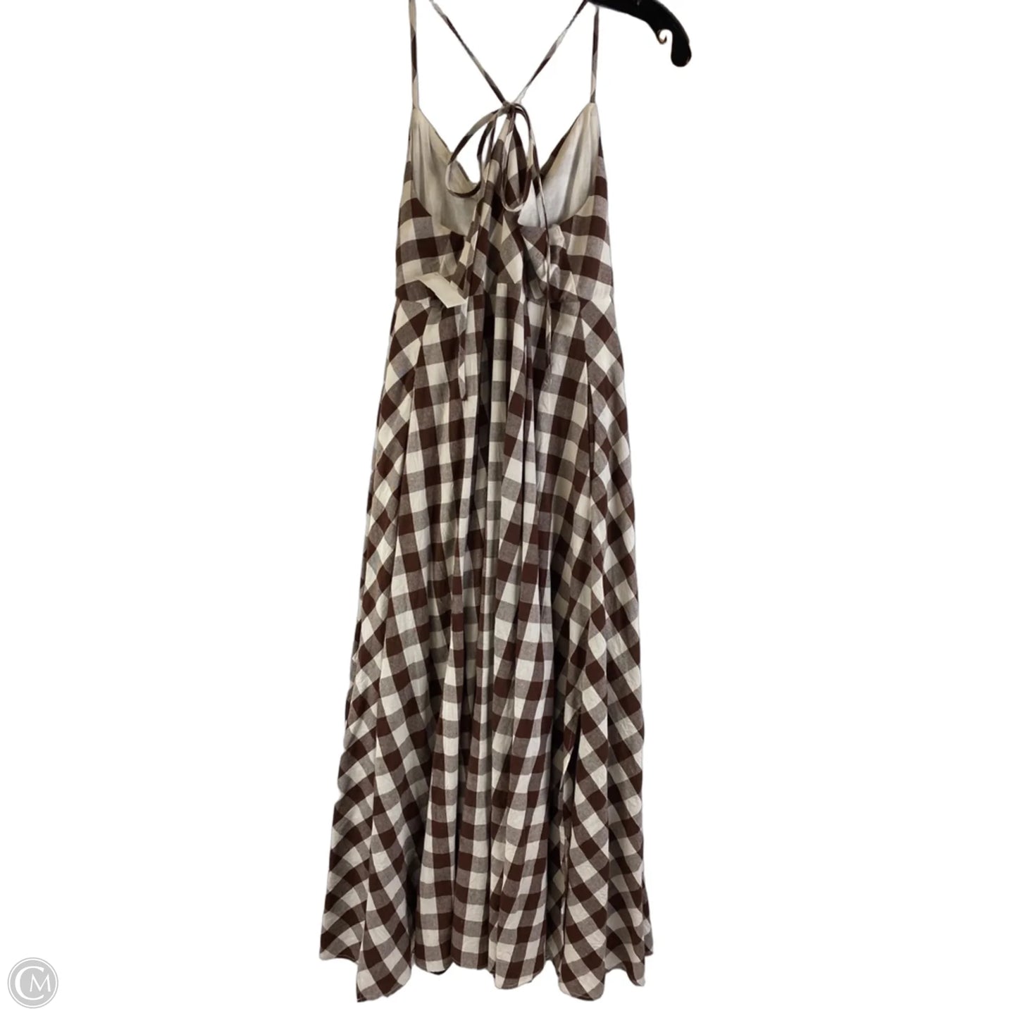 Dress Casual Maxi By Mustard Seed In Brown & White, Size: M