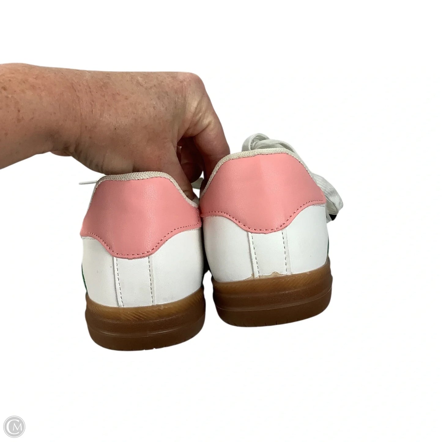 Shoes Sneakers By Cmc In Green & Pink, Size: 7