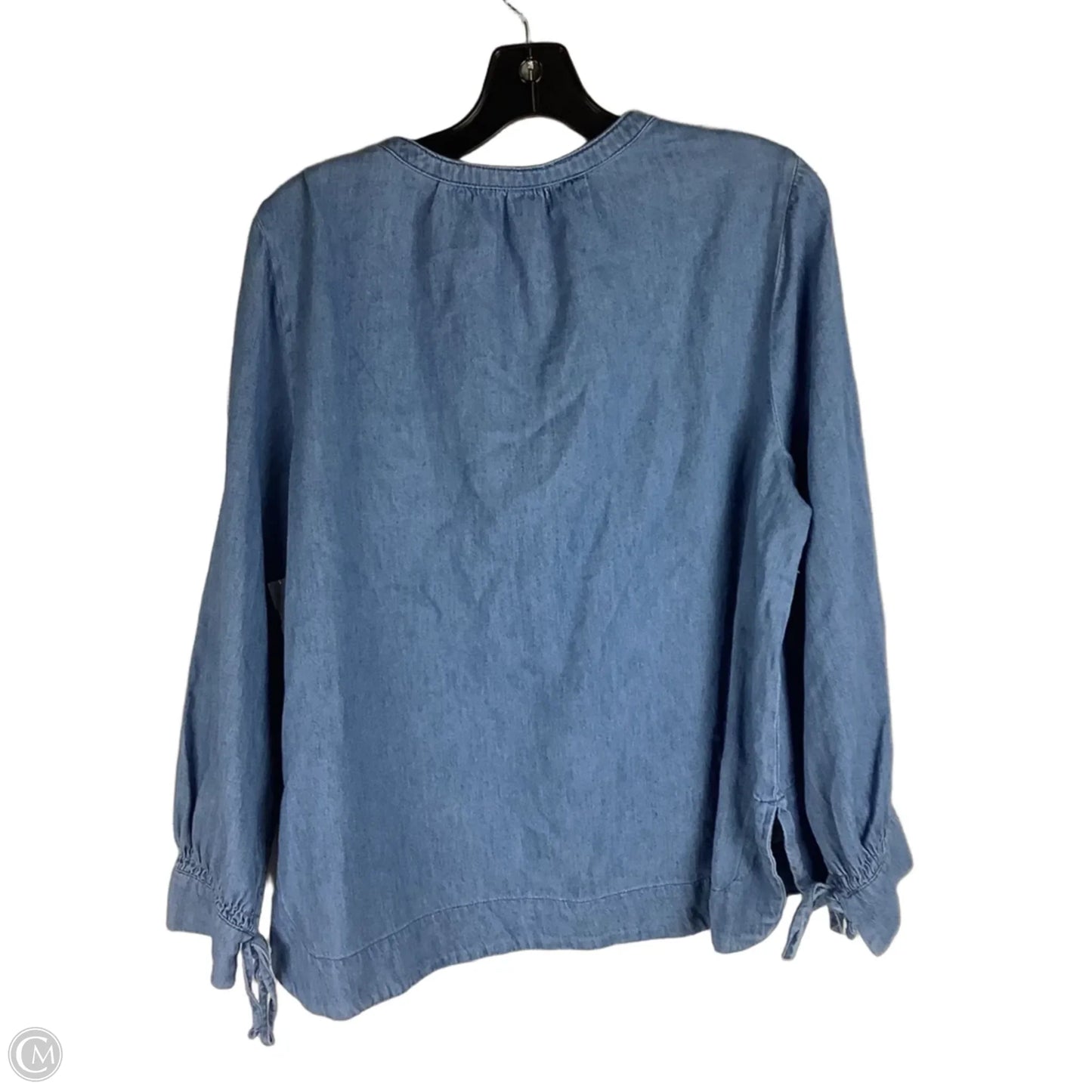 Top Long Sleeve By Old Navy In Blue, Size: L