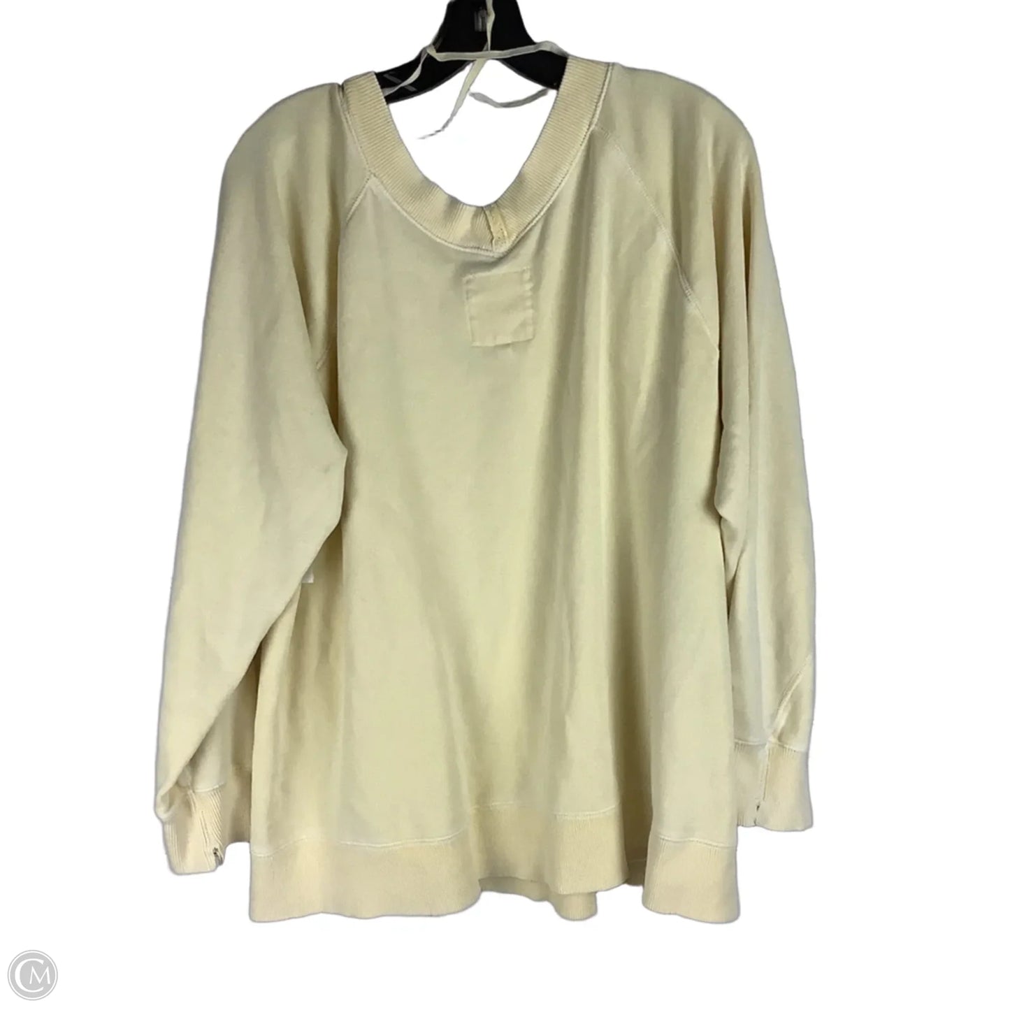 Sweatshirt Crewneck By Aerie In Yellow, Size: L