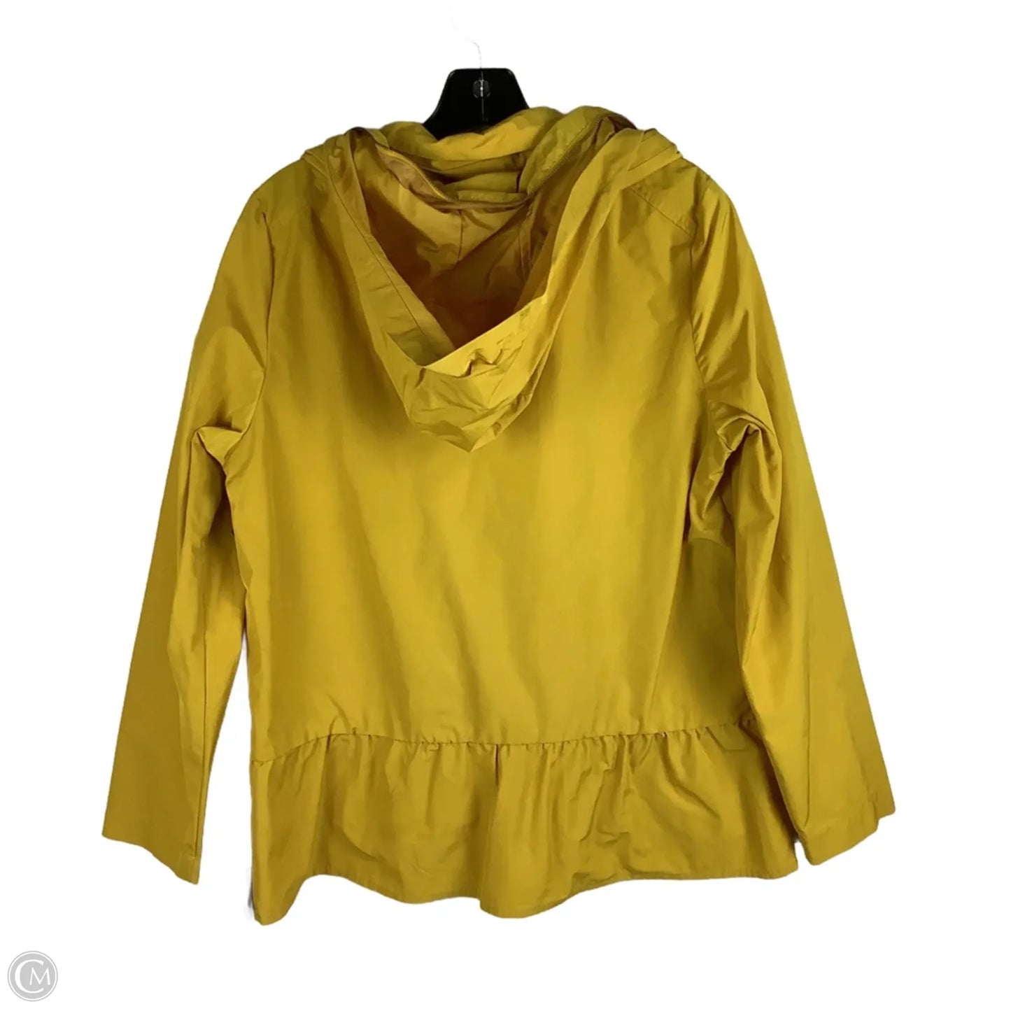 Jacket Windbreaker By Crown And Ivy In Yellow, Size: L