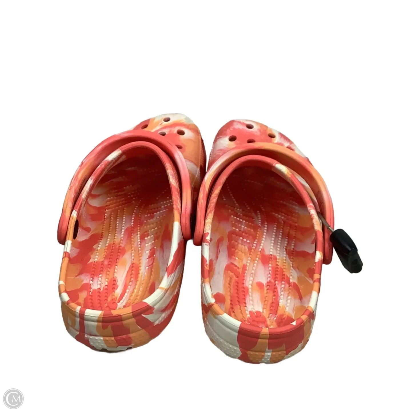 Shoes Flats By Crocs In Coral, Size: 9