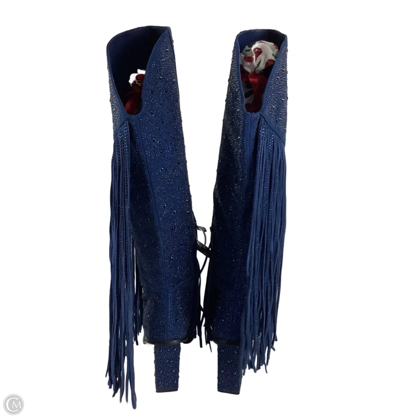 Boots Knee Heels By Jessica Simpson In Navy, Size: 10