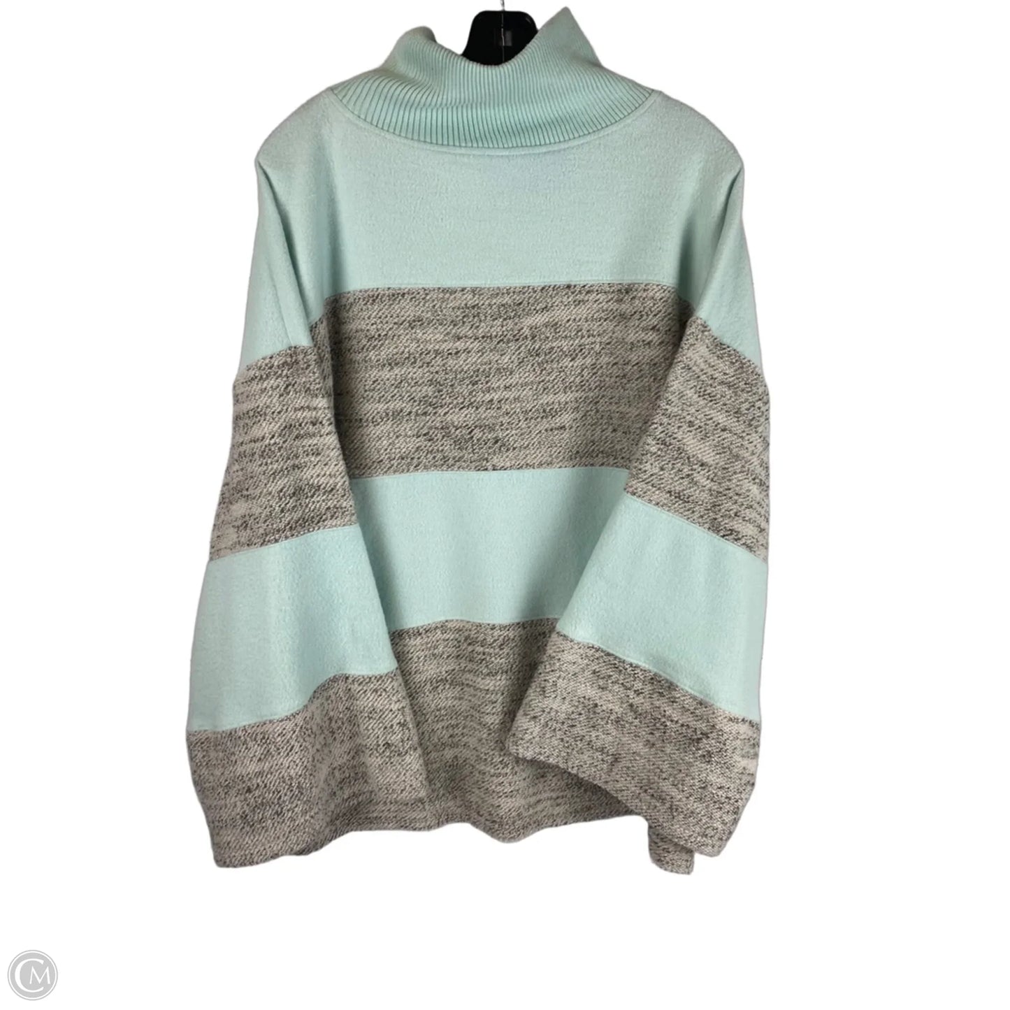 Sweater By Daily Practice By Anthropologie In Blue & Grey, Size: Xl