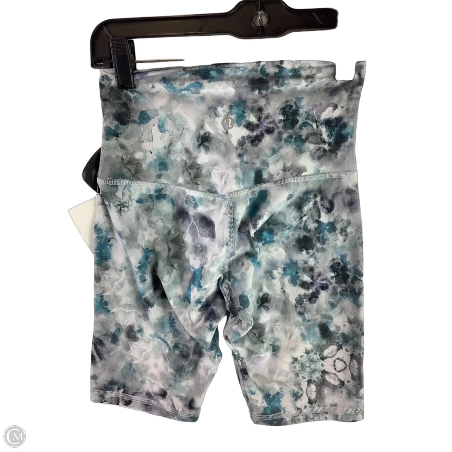 Athletic Shorts By Lululemon In Blue & Grey, Size: 2