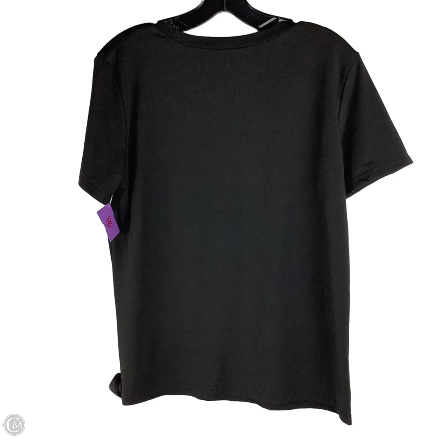 Top Short Sleeve Basic By Clothes Mentor In Black, Size: Xl