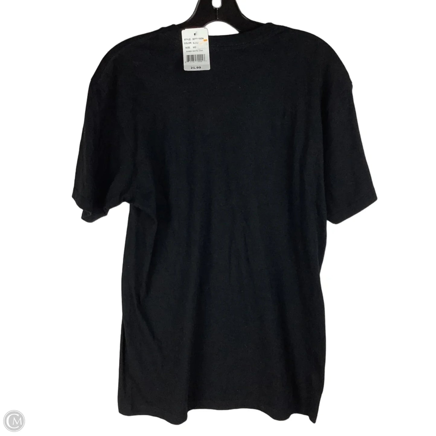 Top Short Sleeve Basic By Clothes Mentor In Black, Size: M