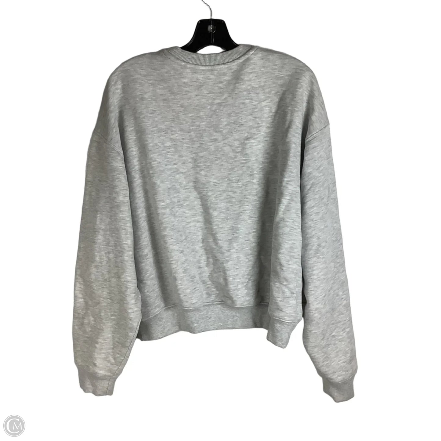 Sweatshirt Crewneck By Alphalete In Grey, Size: L
