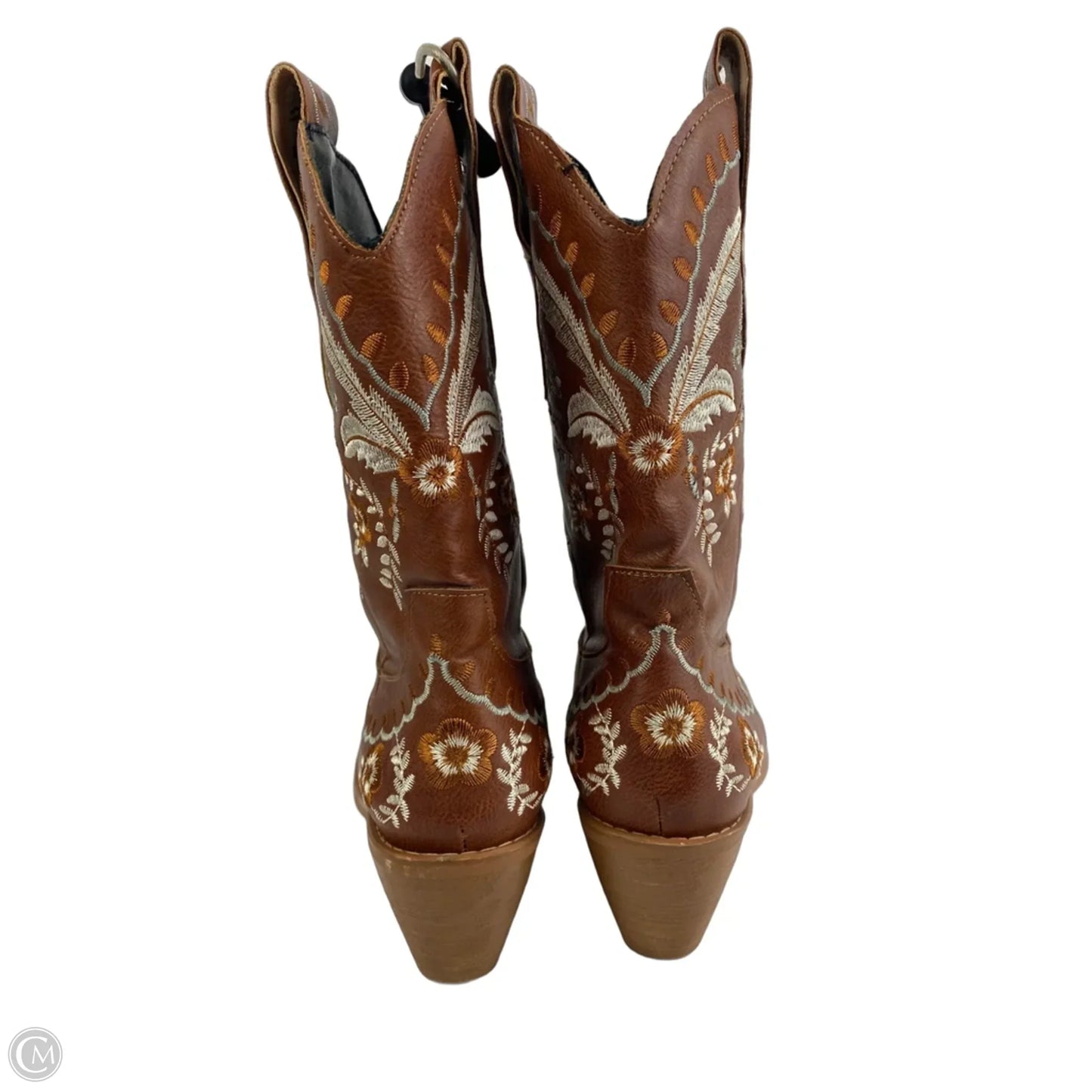 Boots Western By Clothes Mentor In Brown, Size: 8.5