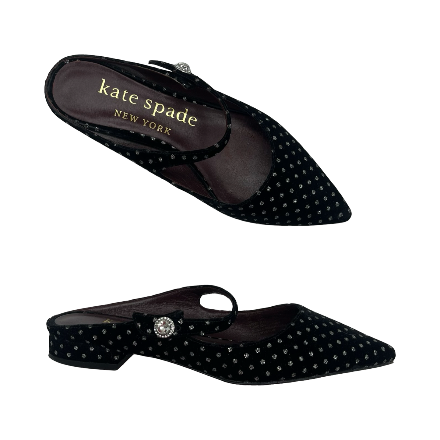 Shoes Designer By Kate Spade In Black, Size:6