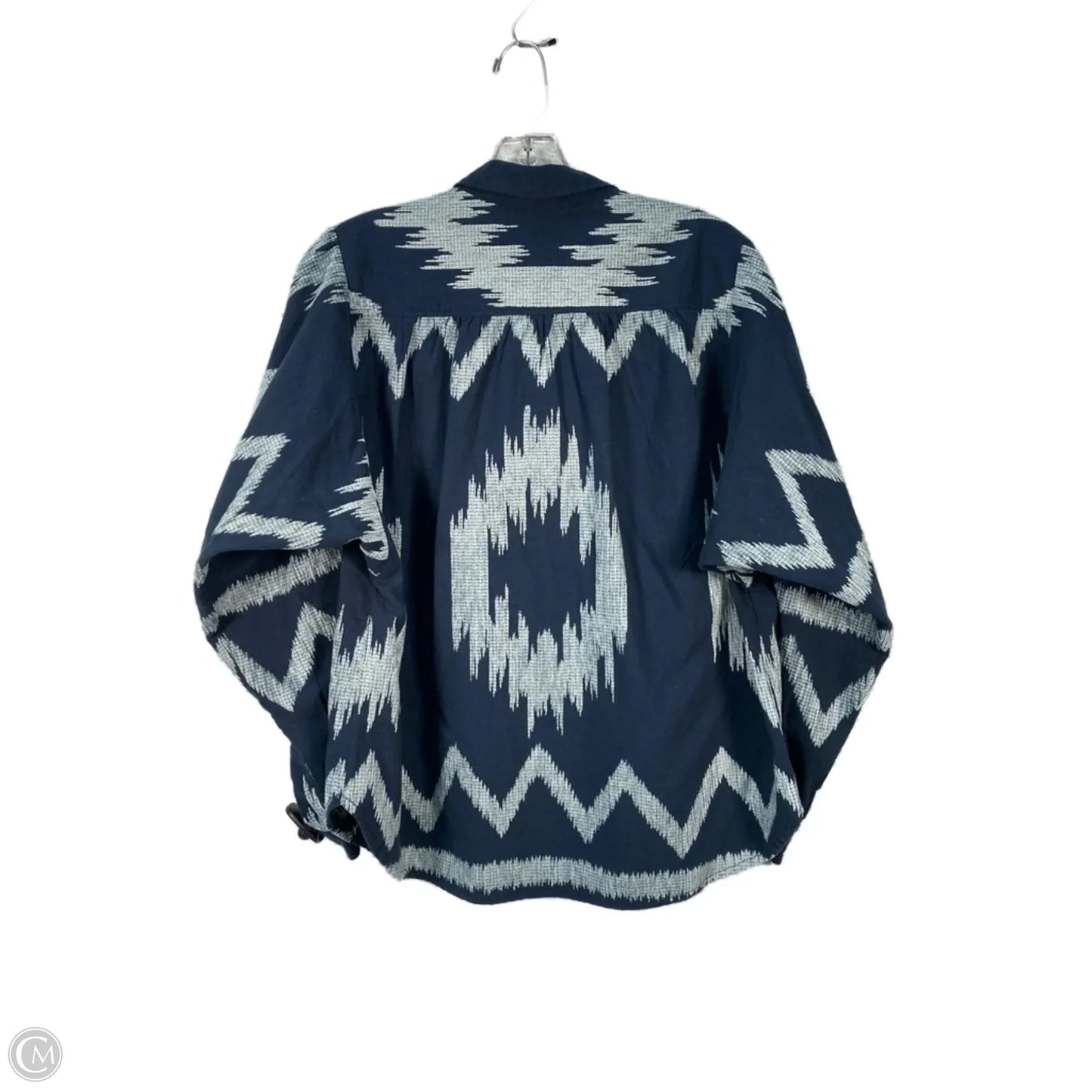 Top Long Sleeve By Pilcro In Blue, Size: S