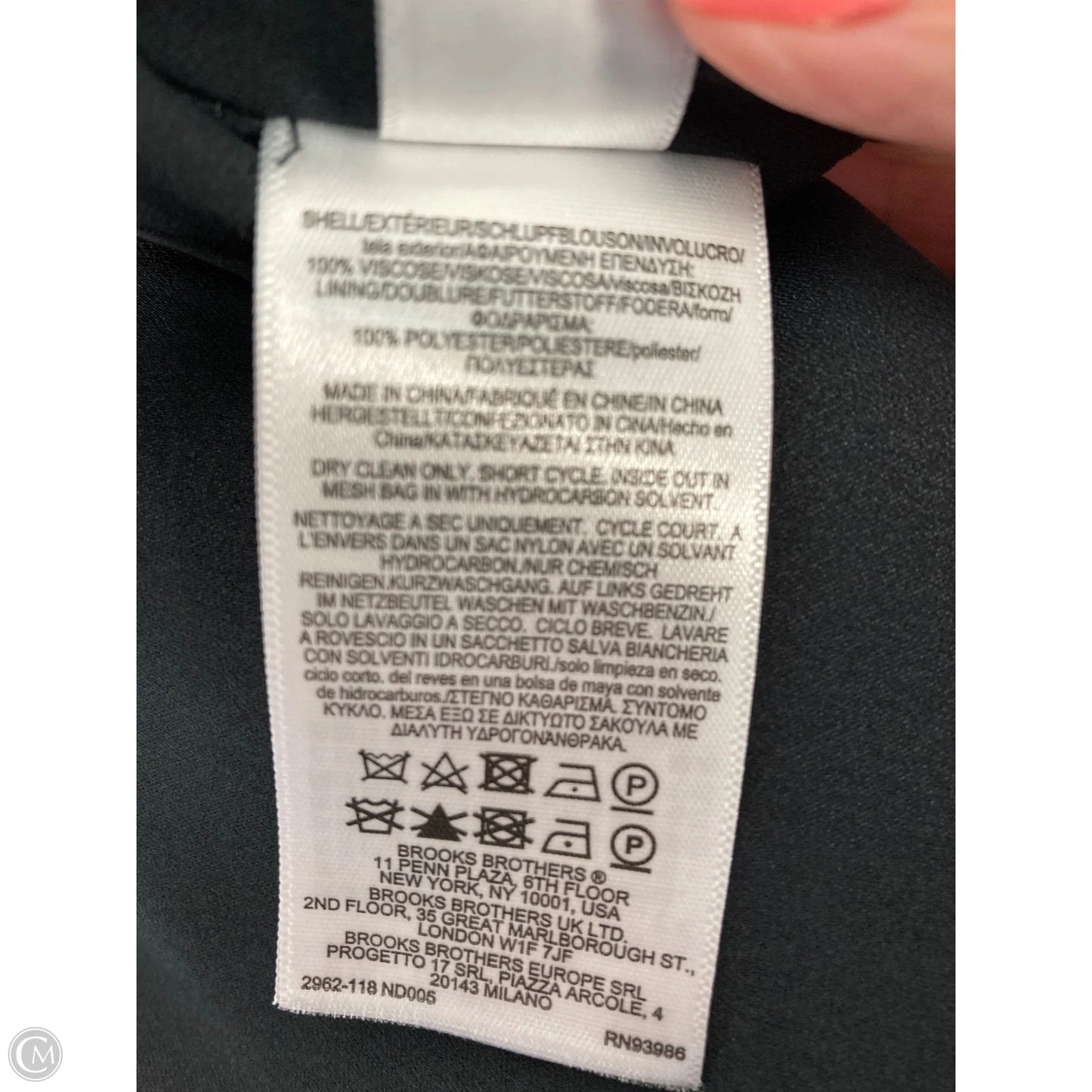 Dress Party Long By Brooks Brothers In Blue & Red & White, Size: S