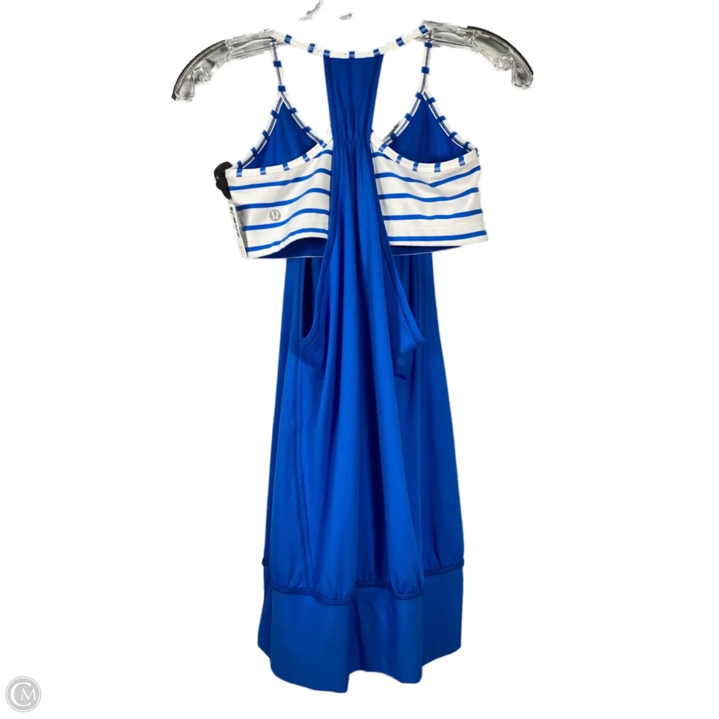 Athletic Tank Top By Lululemon In Blue & White, Size: S