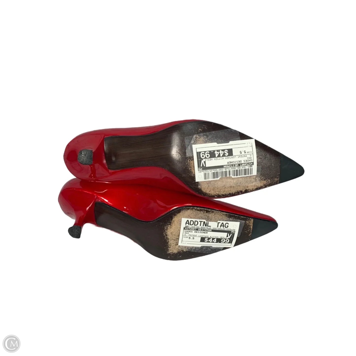 Shoes Designer By Stuart Weitzman In Red, Size: 5.5